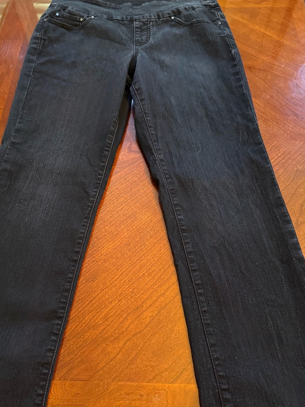 Jag Jeans Paley Bootleg Black Denim Jeans Size 10